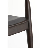 Light & Living - Eetkamerstoel PALOS - 60x58x83cm - Zwart