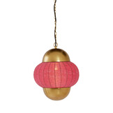 Light & Living - Hanglamp CETARA - Ø33x38cm - Roze