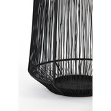 Light & Living - Windlicht ODINA - Ø24x36cm - Zwart