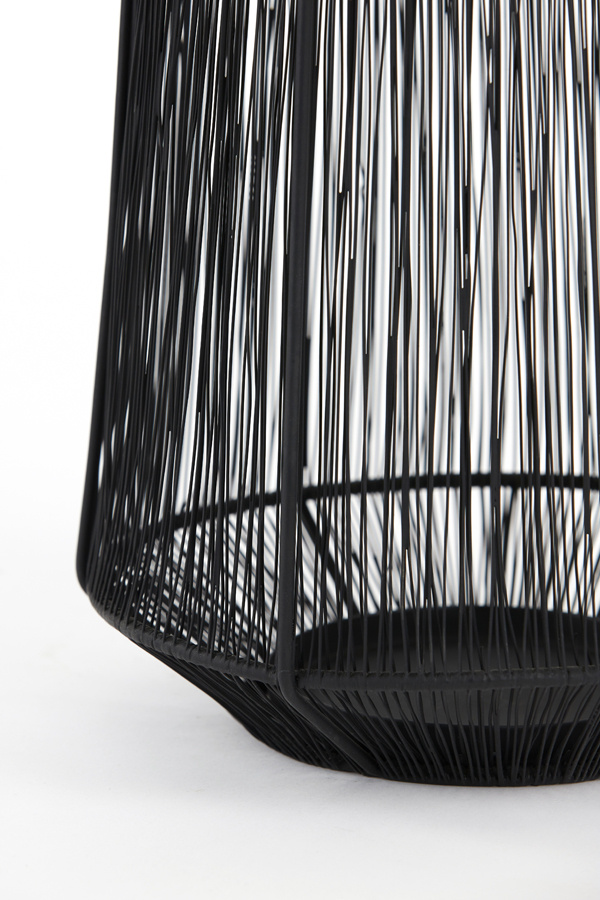 Light & Living - Windlicht ODINA - Ø24x36cm - Zwart