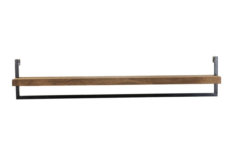 Light & Living - Wandplank MADDISON - 120x18x24cm - Bruin