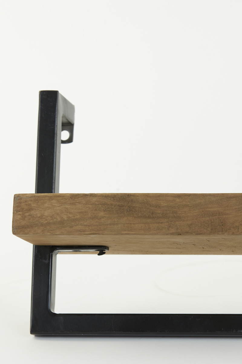 Light & Living - Wandplank MADDISON - 120x18x24cm - Bruin