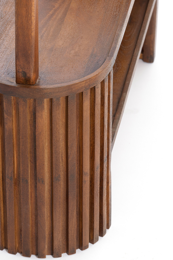 Light & Living - Kapstok GAIOS - 85x30x180cm - Bruin