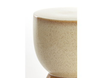 Light & Living - Bijzettafel FINCA - Ø28.5x42cm - Wit