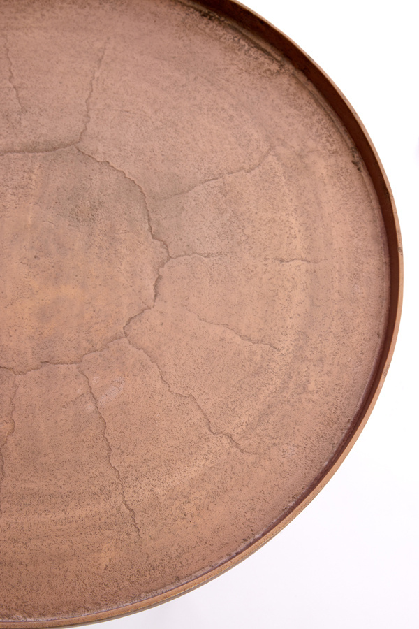 Light & Living - Salontafel PANO - Ø75x44cm - Brons - Set van 2