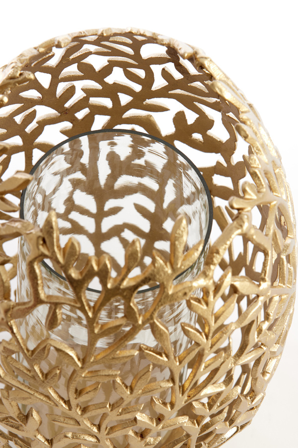 Light & Living - Windlicht FAMARO - Ø25x39cm - Goud