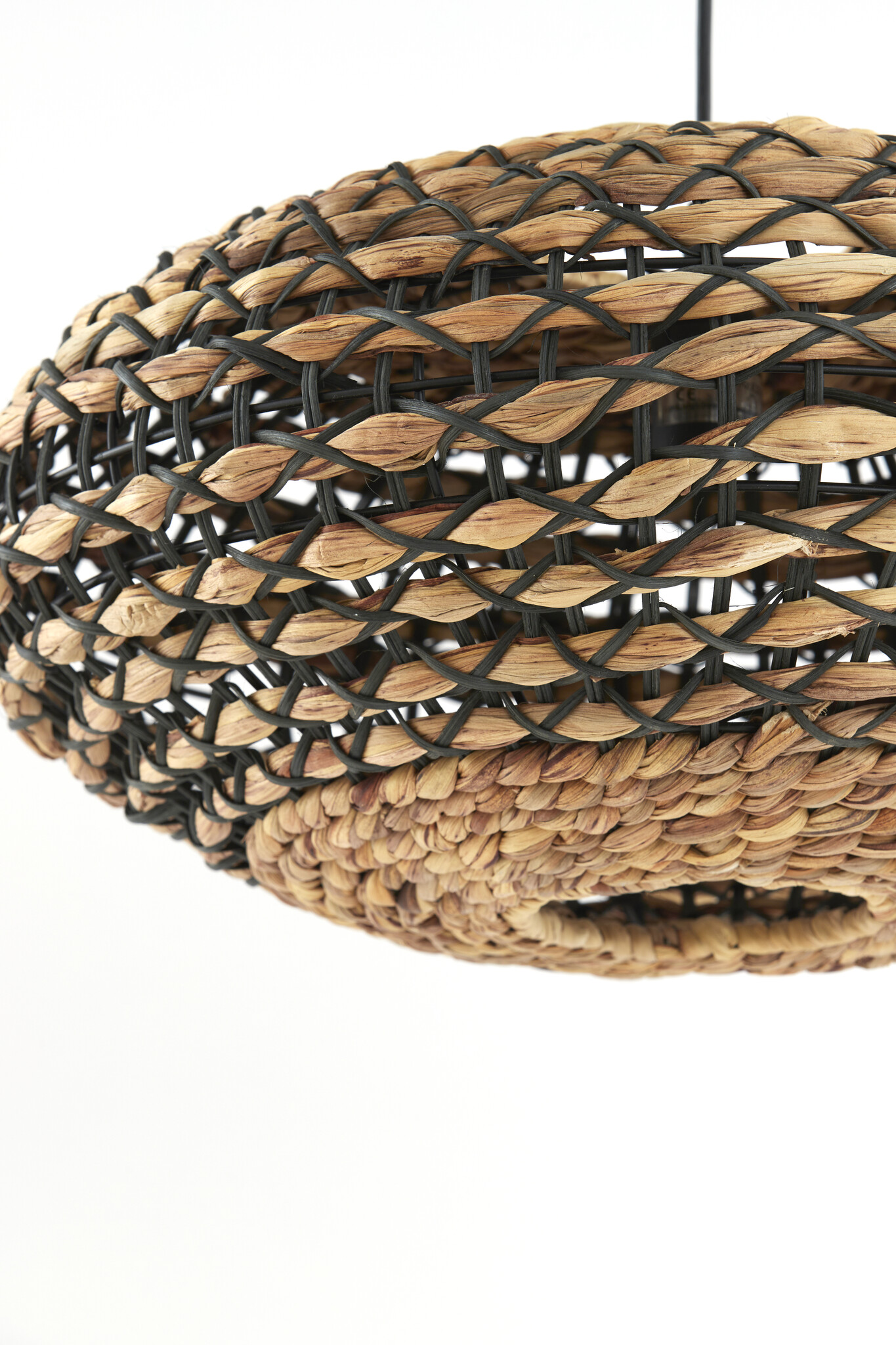 Light & Living - Hanglamp TRIPOLI - Ø50x23.5cm - Zwart