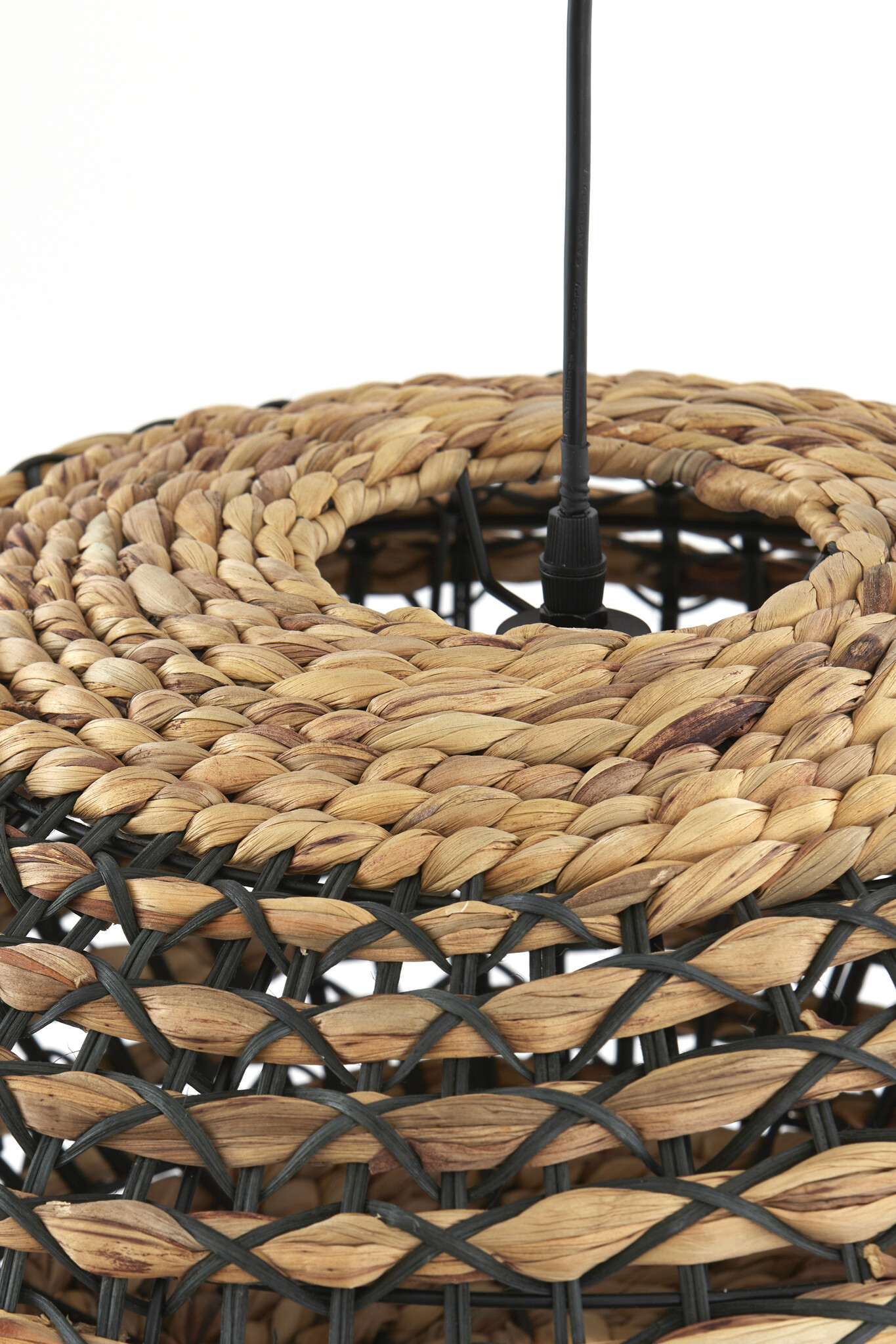 Light & Living - Hanglamp TRIPOLI - Ø50x23.5cm - Zwart