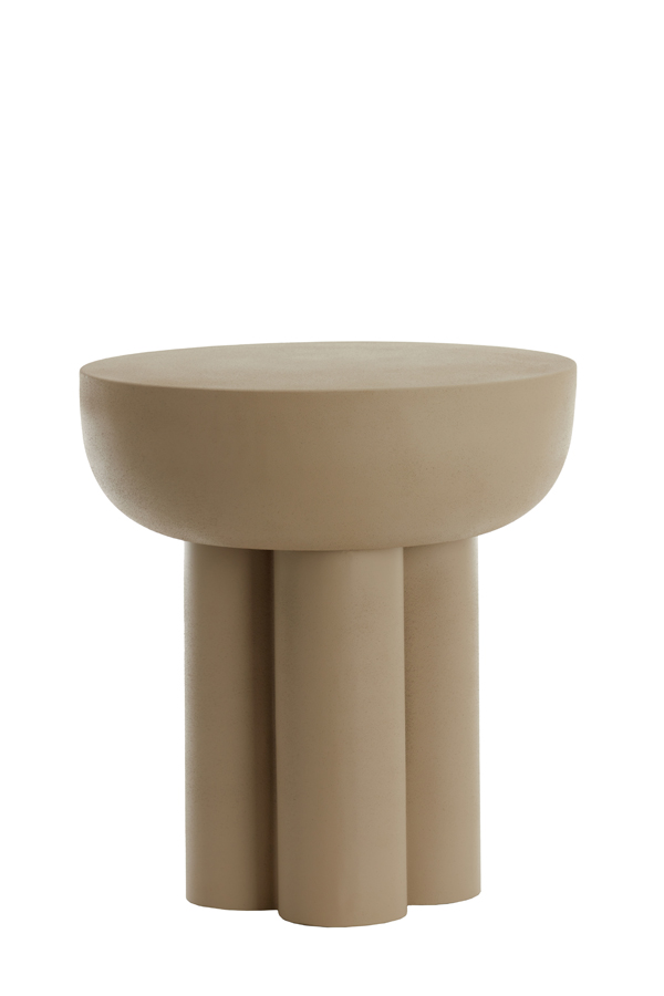 Light & Living - Bijzettafel MIKOLA - Ø46x50cm - Grijs