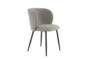 Light & Living - Eetkamerstoel ELYNA - 56x55x79cm - Grijs - Set van 2