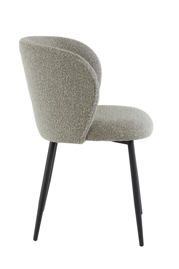 Light & Living - Eetkamerstoel ELYNA - 56x55x79cm - Grijs - Set van 2