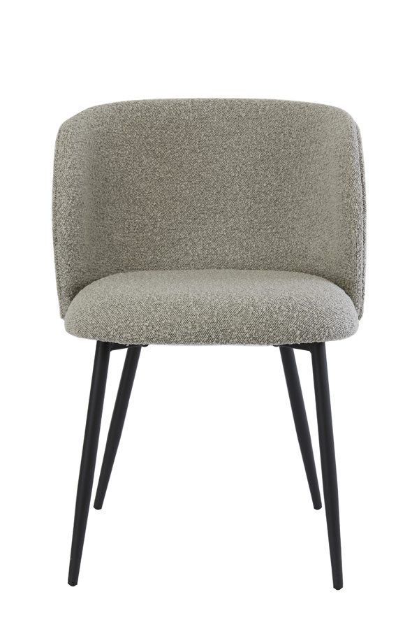 Light & Living - Eetkamerstoel ELYNA - 56x55x79cm - Grijs - Set van 2