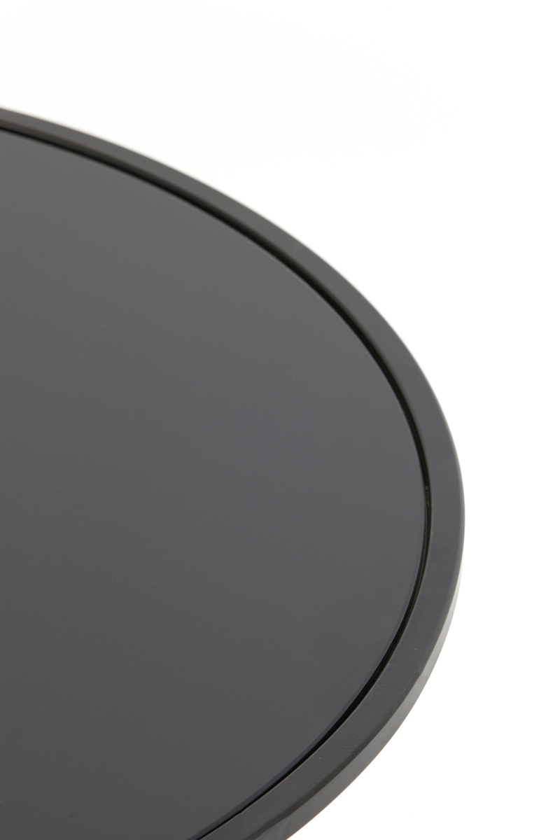 Light & Living - Salontafel DUARTE - Ø75x44cm - Zwart - Set van 2