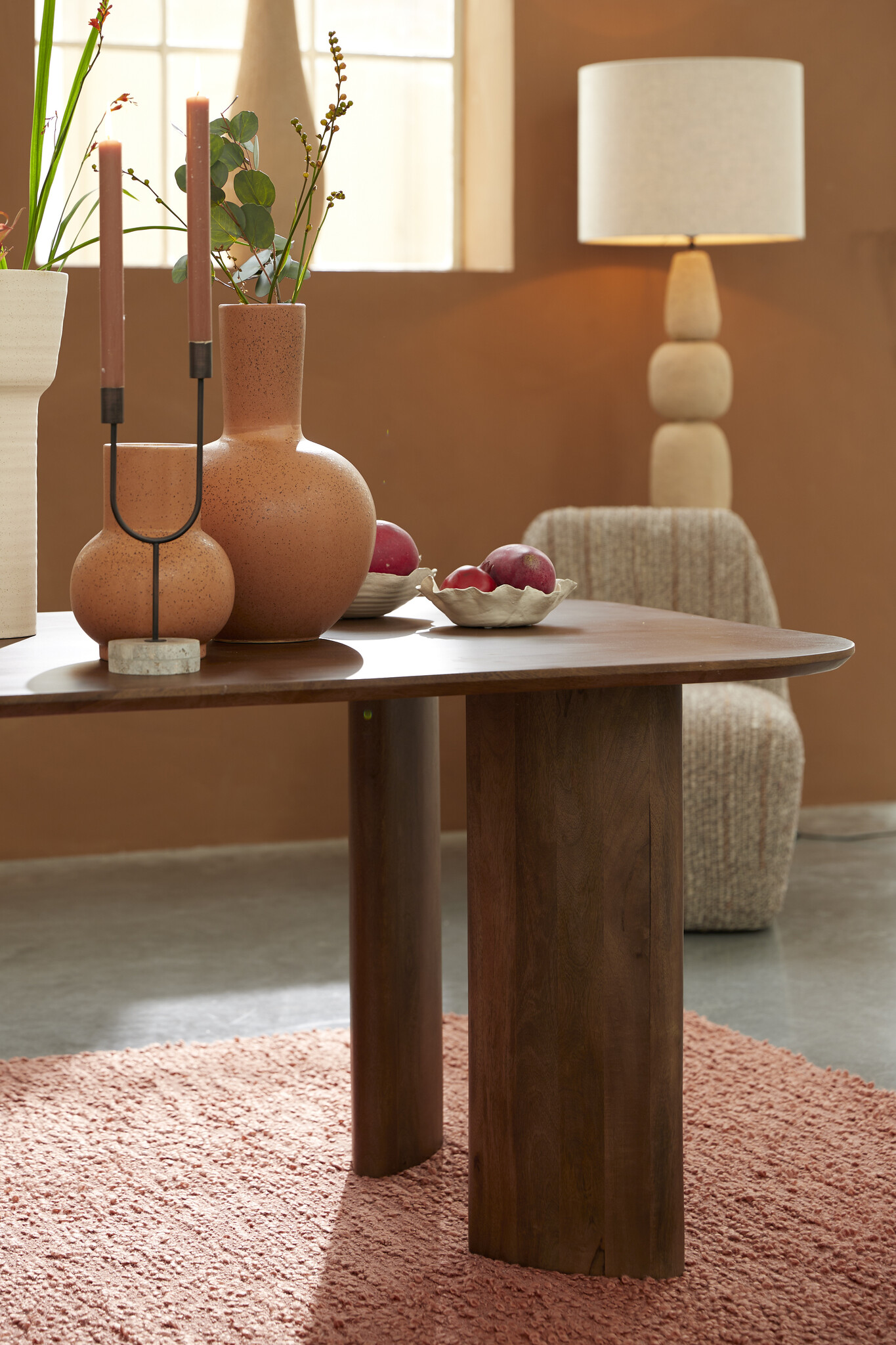 Light & Living - Eettafel AYMARA - 220x100x76cm - Bruin
