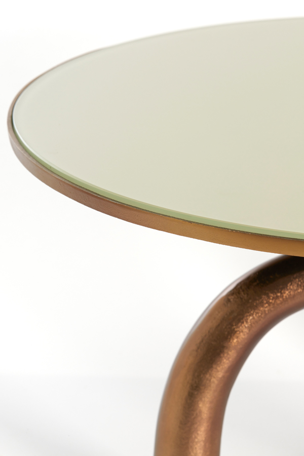 Light & Living - Salontafel MELLO - Ø76x40cm - Bruin