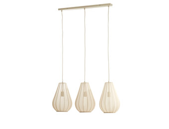 Light & Living - Hanglamp ITELA - 80x8x40cm - Bruin