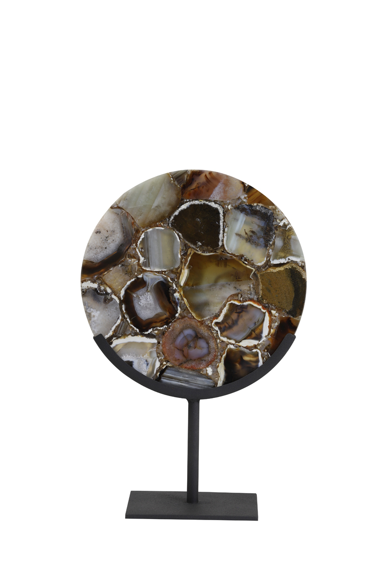 Light & Living - Ornament GOUYA - 25x10x35cm - Zwart