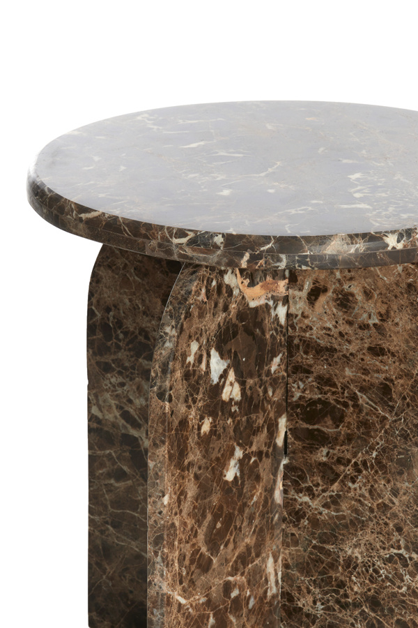 Light & Living - Bijzettafel OTINIA - Ø41x56cm - Bruin