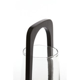 Light & Living - Windlicht ANOSY - Ø21.5x35cm - Zwart