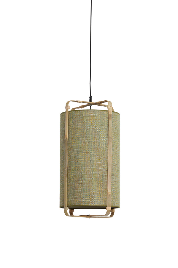 Light & Living - Hanglamp SENDAI - Ø27x56cm - Groen