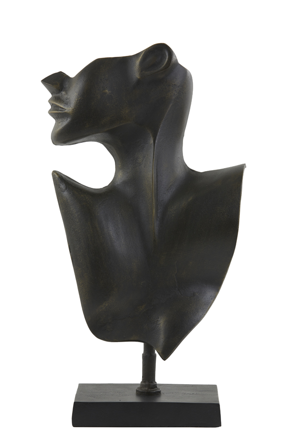 Light & Living - Ornament FACE - 23x11x45cm - Brons