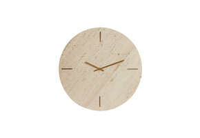 Light & Living - Klok JENAY - 43x1.5x43cm - Bruin