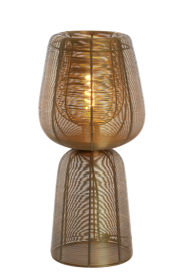Light & Living - Tafellamp ABOSO - Ø24x54cm - Brons