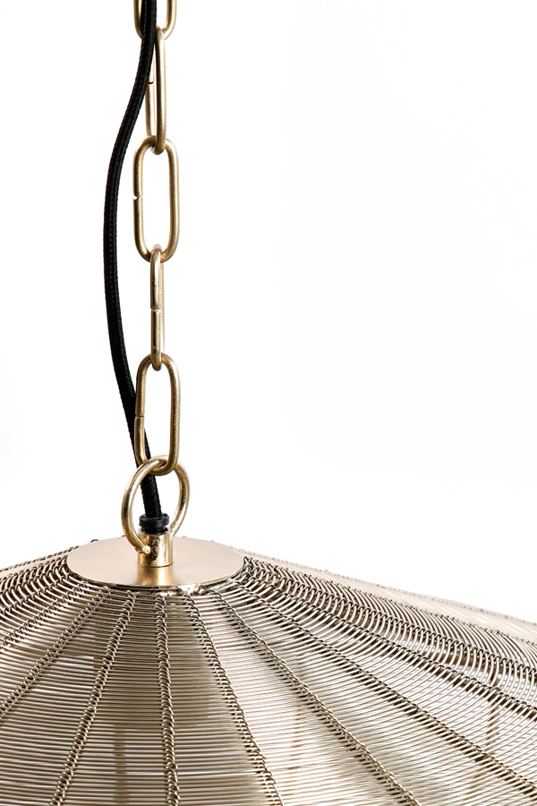 Light & Living - Hanglamp BAHOTO - Ø40x18cm - Goud