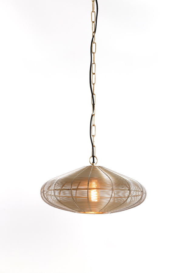 Light & Living - Hanglamp BAHOTO - Ø40x18cm - Goud