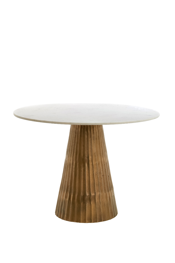 Light & Living - Tafel LEYDA - Ø100x78cm - Wit