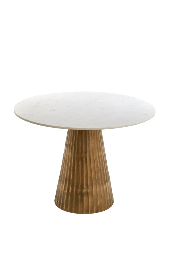 Light & Living - Tafel LEYDA - Ø100x78cm - Wit