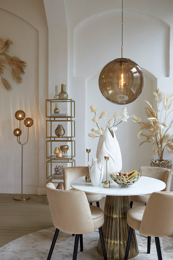 Light & Living - Tafel LEYDA - Ø100x78cm - Wit