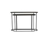 Light & Living - Side BOCOV - 118x28x81cm - Brons - Set van 2