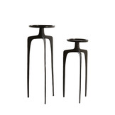 Light & Living - Zuil PANO - Ø35x100cm - Donker brons/ Zwart - Set van 2