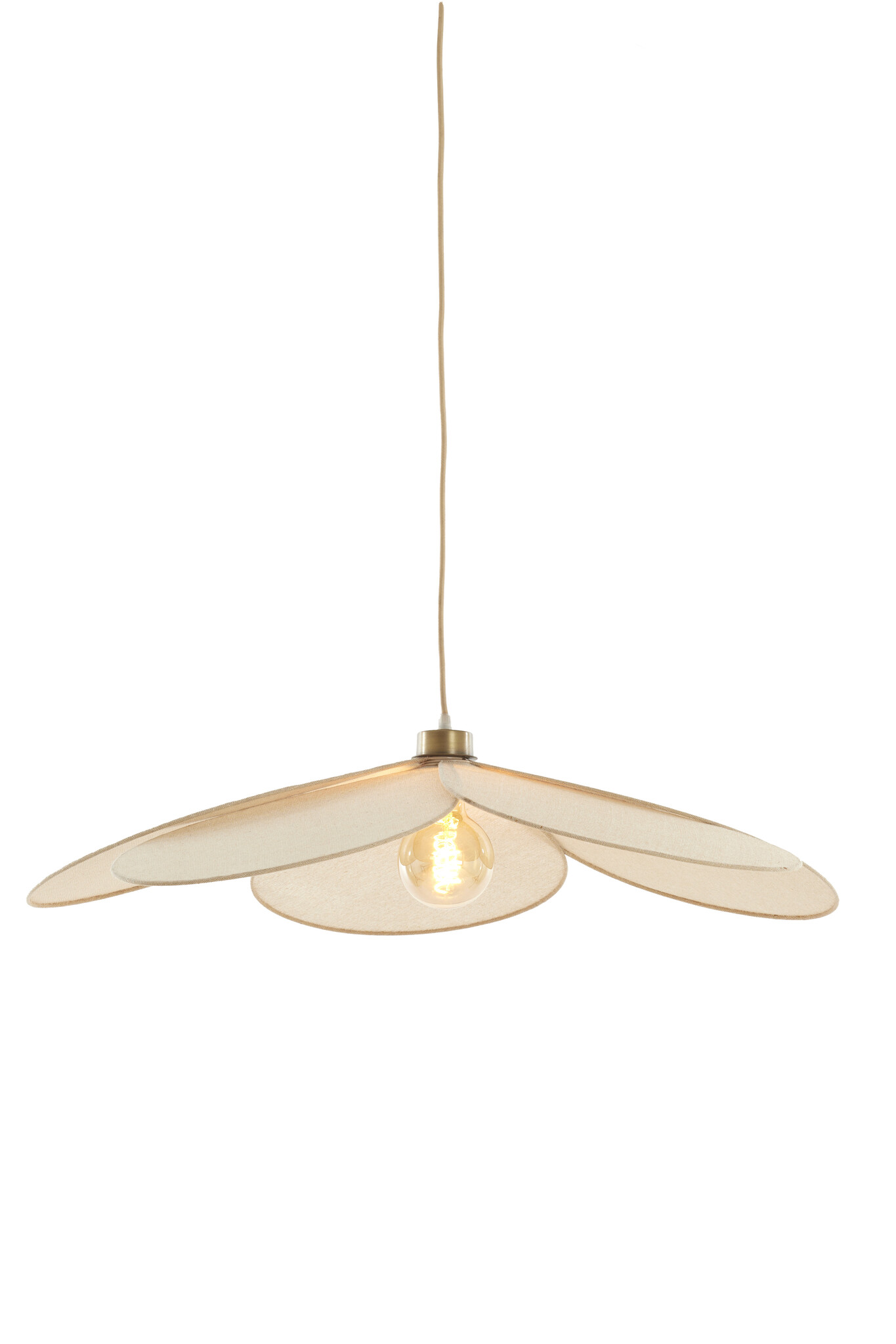 Light & Living - Hanglamp FYANO - Ø79x20cm - Bruin