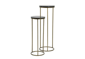 Light & Living - Zuil SOBRINA - Ø35x100cm - Zwart - Set van 2