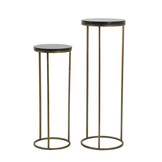 Light & Living - Zuil SOBRINA - Ø35x100cm - Zwart - Set van 2