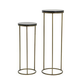 Light & Living - Zuil SOBRINA - Ø35x100cm - Zwart - Set van 2