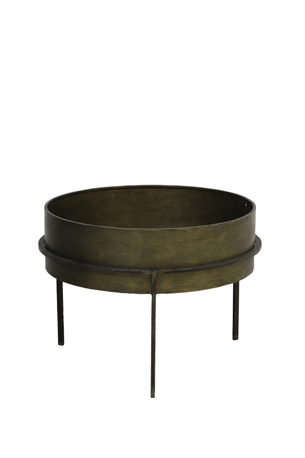 Light & Living - Bijzettafel TENCE - Ø59x42.5cm - Brons