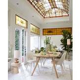 Light & Living - Tafellamp DANIALO - Ø22x50.5cm - Bruin