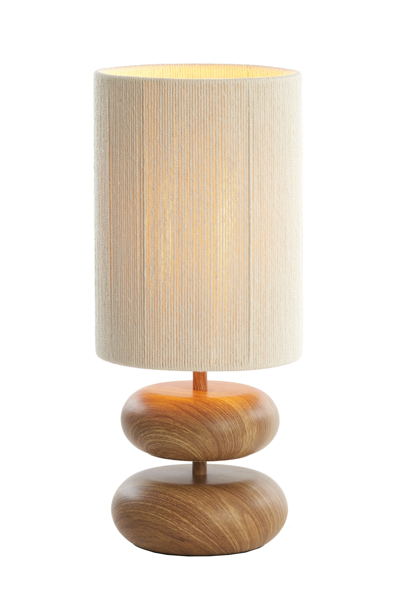 Light & Living - Tafellamp DANIALO - Ø22x50.5cm - Bruin
