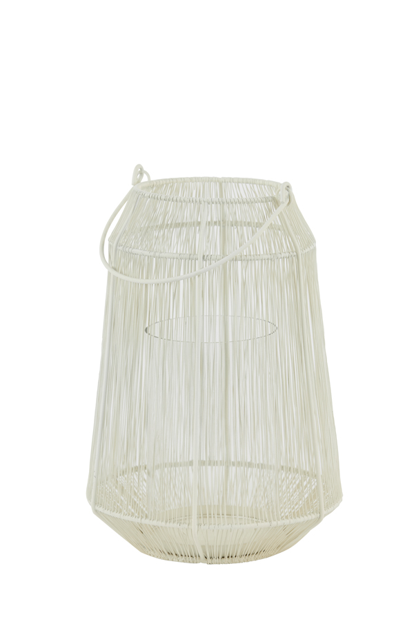 Light & Living - Windlicht ODINA - Ø24x36cm - Wit