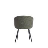 Light & Living - Eetkamerstoel RADAJA - Ø58x78cm - Groen - Set van 2