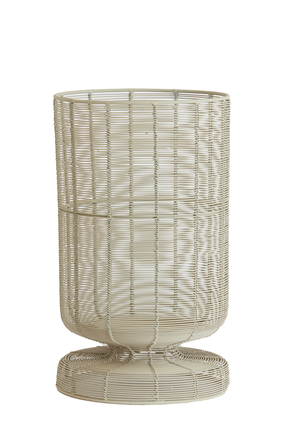 Light & Living - Theelicht GALATRO - Ø20x34cm - Wit