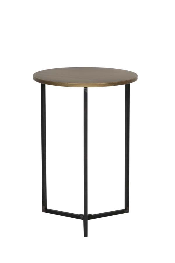 Light & Living - Bijzettafel TORTULA - Ø45x65cm - Brons
