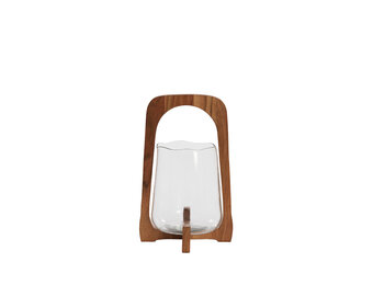 Light & Living - Windlicht ANOSY - Ø21.5x35cm - Bruin