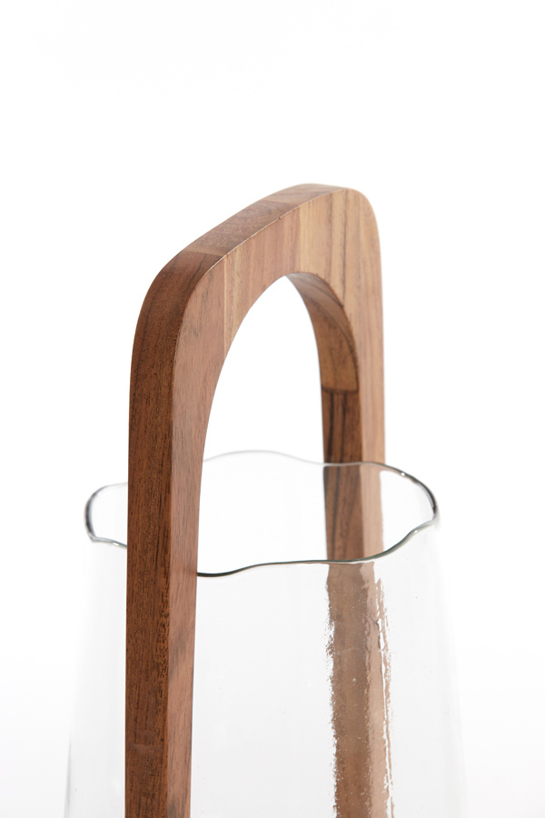 Light & Living - Windlicht ANOSY - Ø21.5x35cm - Bruin