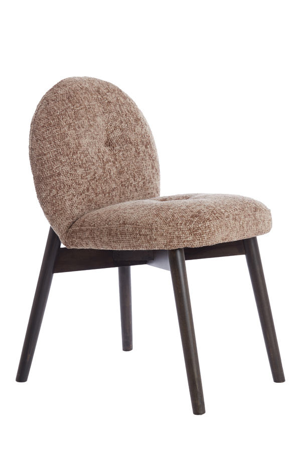 Light & Living - Eetkamerstoel SINOSA - 59x50x83cm - Bruin - Set van 2