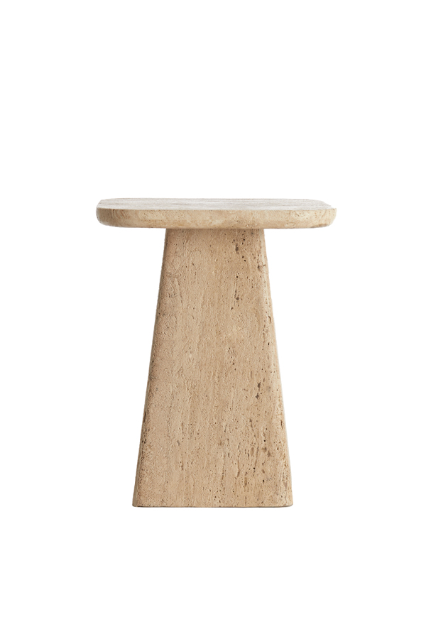 Light & Living - Bijzettafel KEPAMI - Ø40x49cm - Bruin