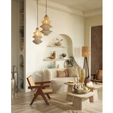 Light & Living - Bijzettafel KEPAMI - Ø40x49cm - Bruin